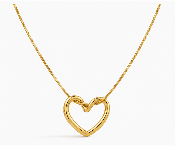 Elegant Heart Pendant Necklace for Women