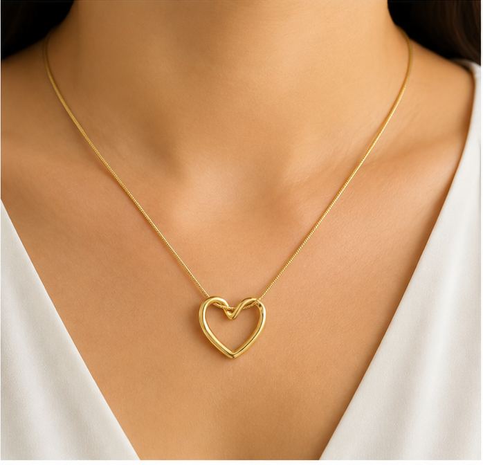Elegant Heart Pendant Necklace for Women